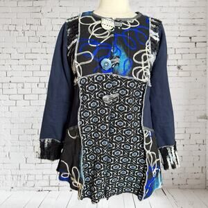 Hand Jive Jacket Art to Wear Jacket Sz XS 20"B Groovy Clothes for Cool Chicks
